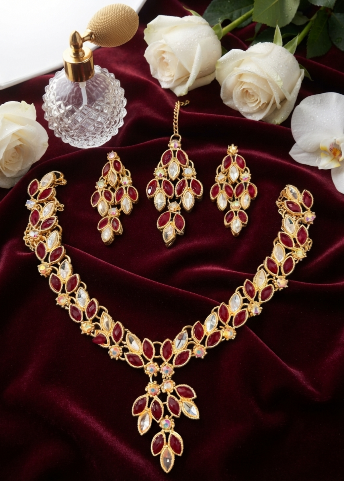 Rahah | Red Bridal Set - image 3