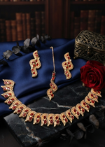 Rahah | Maroon Beated Set - image 2