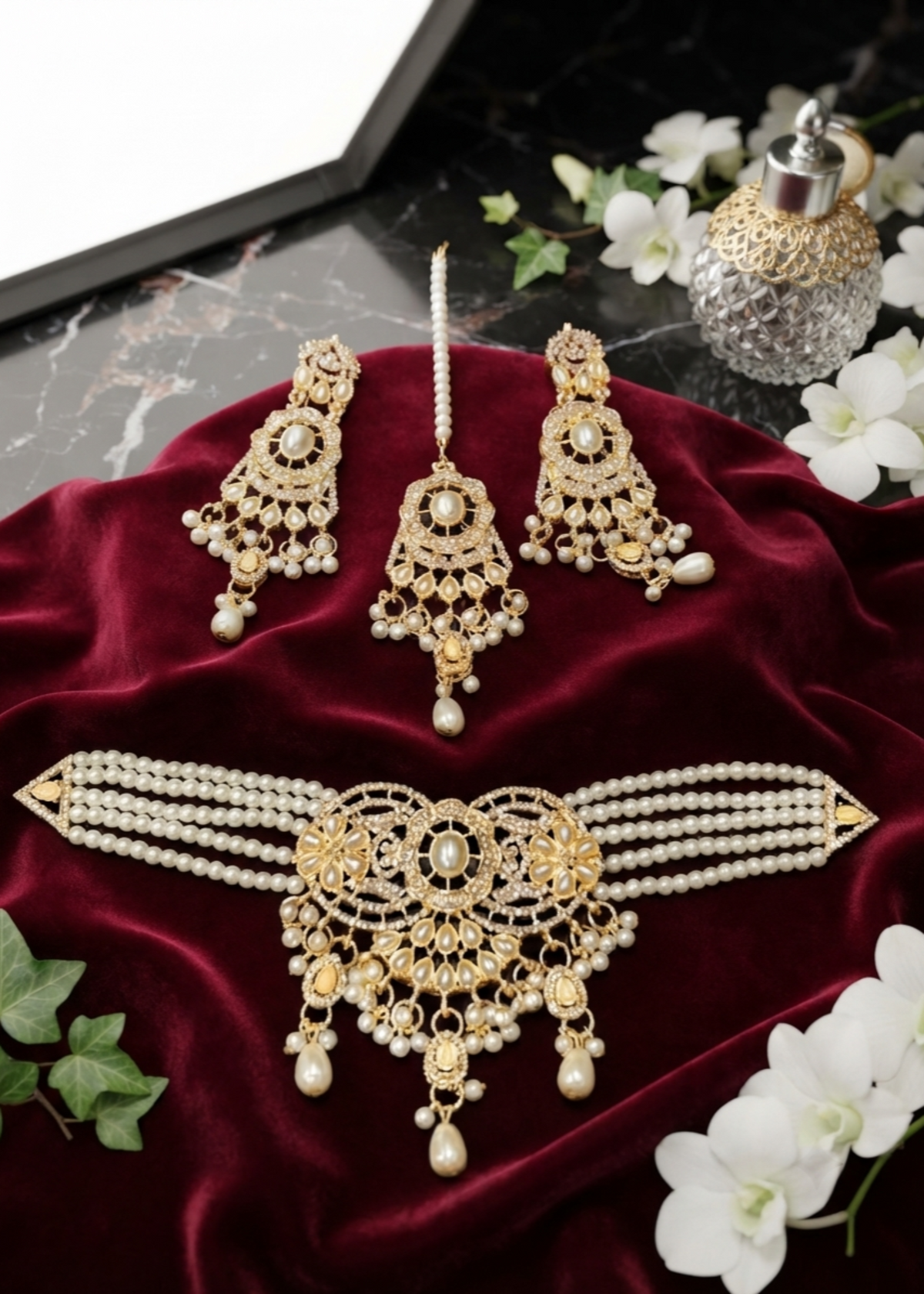 Rahah | Pearl Drop Choker - image 3