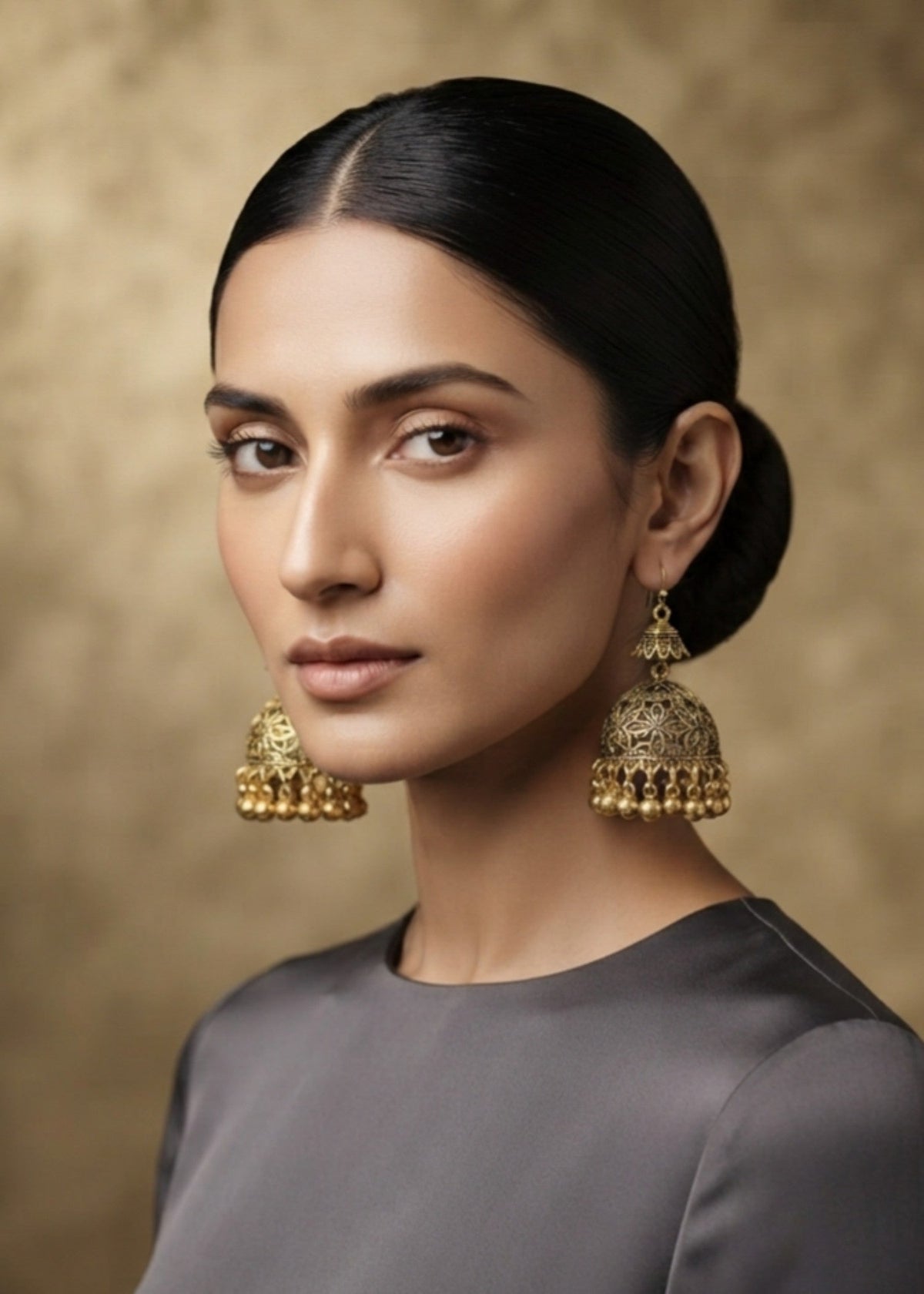 Rahah | Champaign Galm Jhumka - image 3