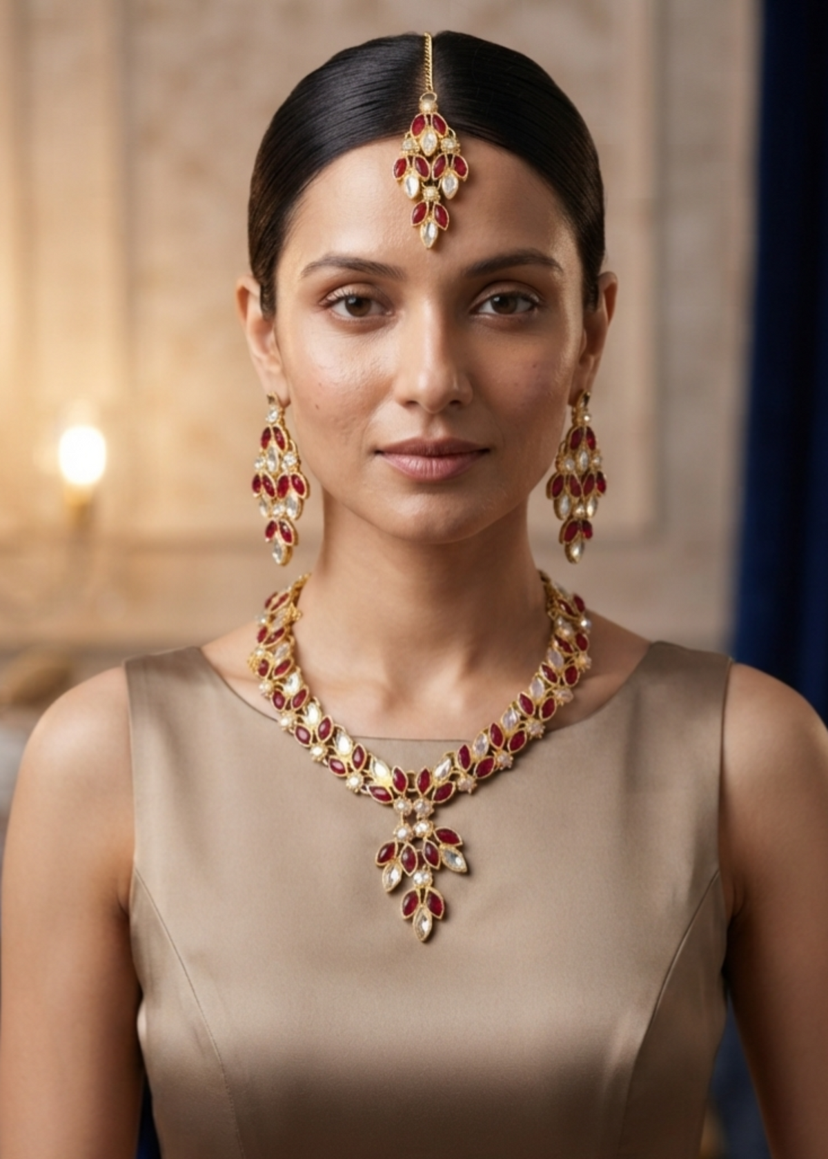 Rahah | Red Bridal Set - image 2