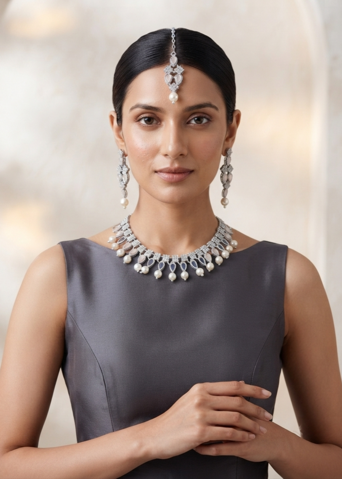 Rahah | Pearl Square Beated Set - image 2