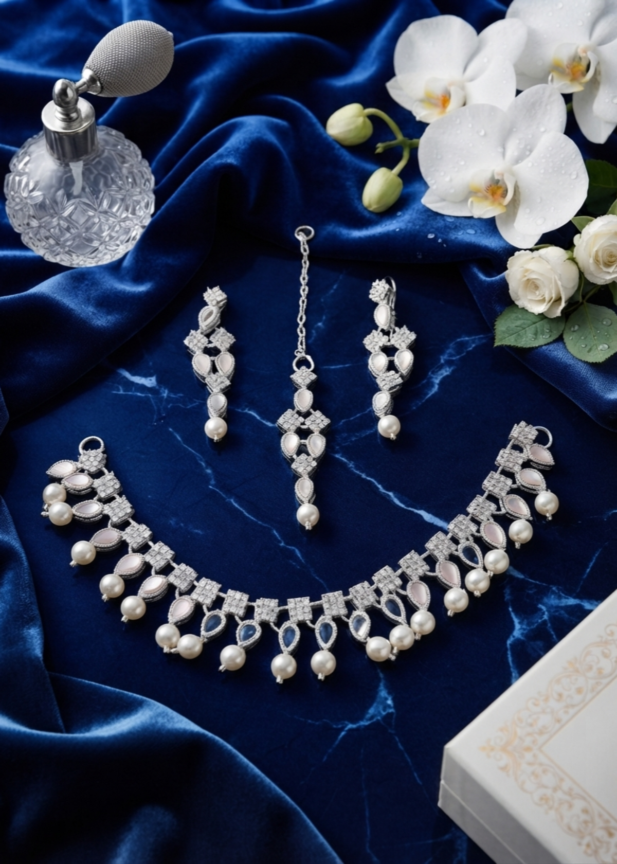 Rahah | Pearl Square Beated Set - image 1
