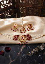 Rahah | Maroon Choker Set - image 1