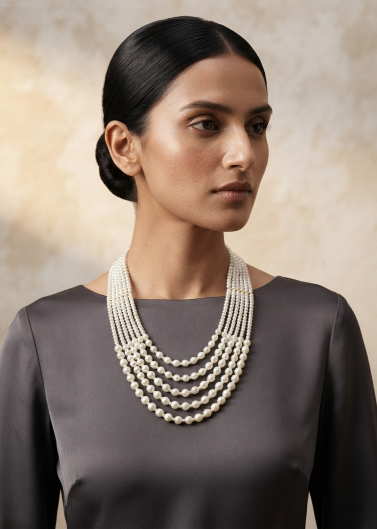 Rahah | Pearl White Mala - image 2